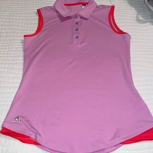 Like new Ladies Adidas Sleeveless Golf Polo